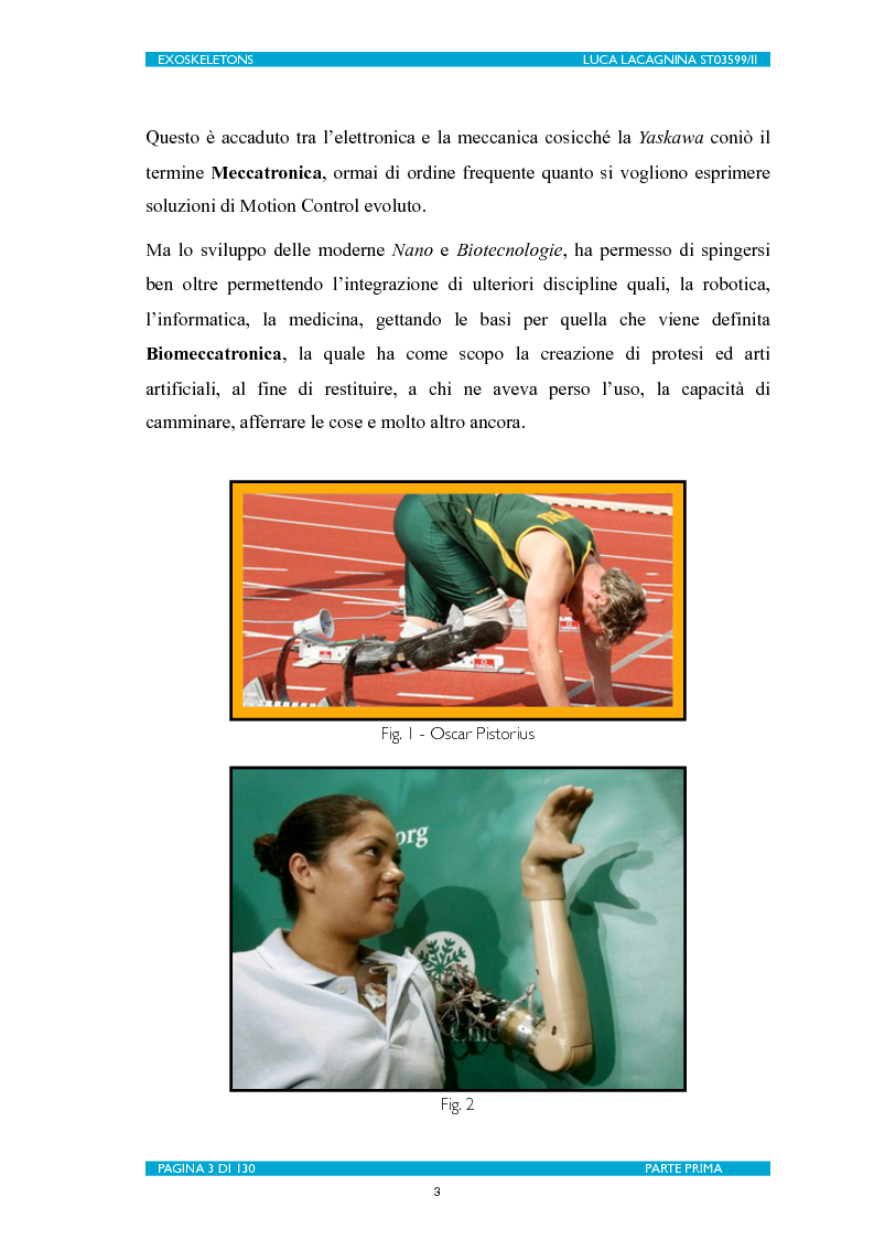 Anteprima della tesi: Exoskeletons. La nuova frontiera della Biomeccatronica per la terapia riabilitativa ed il potenziamento, Pagina 4
