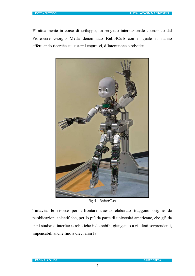 Anteprima della tesi: Exoskeletons. La nuova frontiera della Biomeccatronica per la terapia riabilitativa ed il potenziamento, Pagina 6