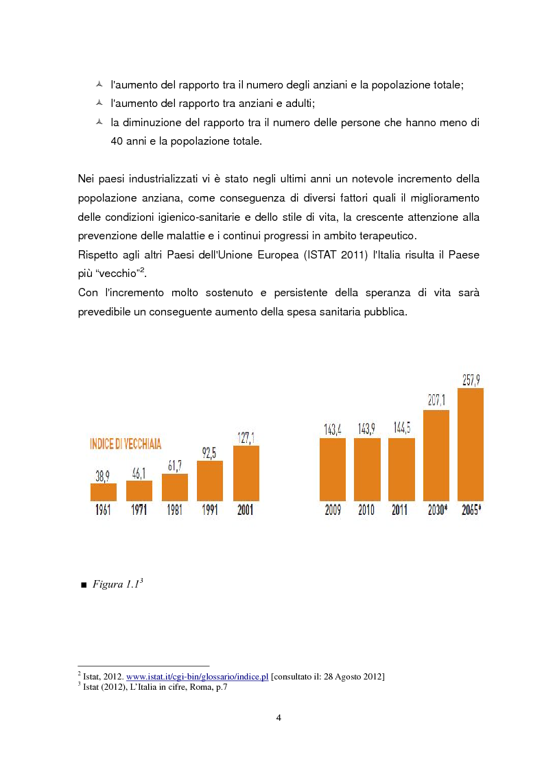 Anteprima della tesi: Dimissione protetta e continuità assistenziale: proposta di una scheda di dimissione infermieristica per il paziente anziano., Pagina 5