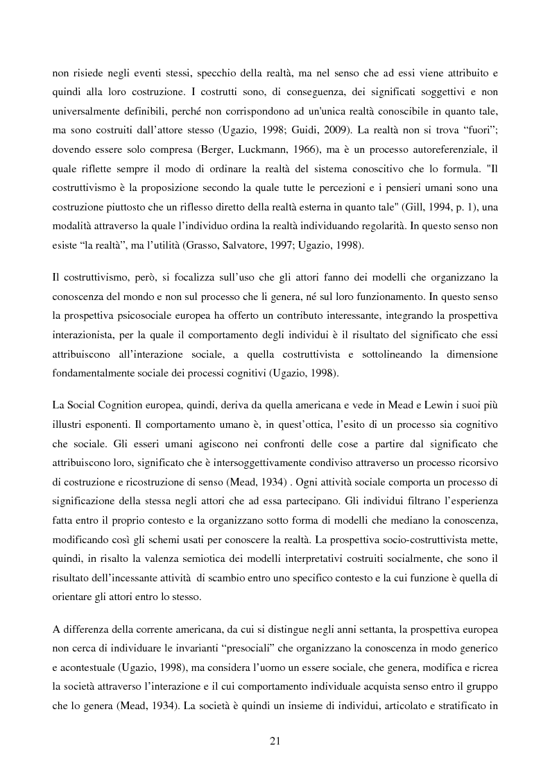 Anteprima della tesi: Disabilità e Integrazione Socio-Lavorativa - Analisi della Rappresentazione del Cliente negli Operatori di un Centro di Riabilitazione per Persone con Disabilità Visiva, Pagina 13