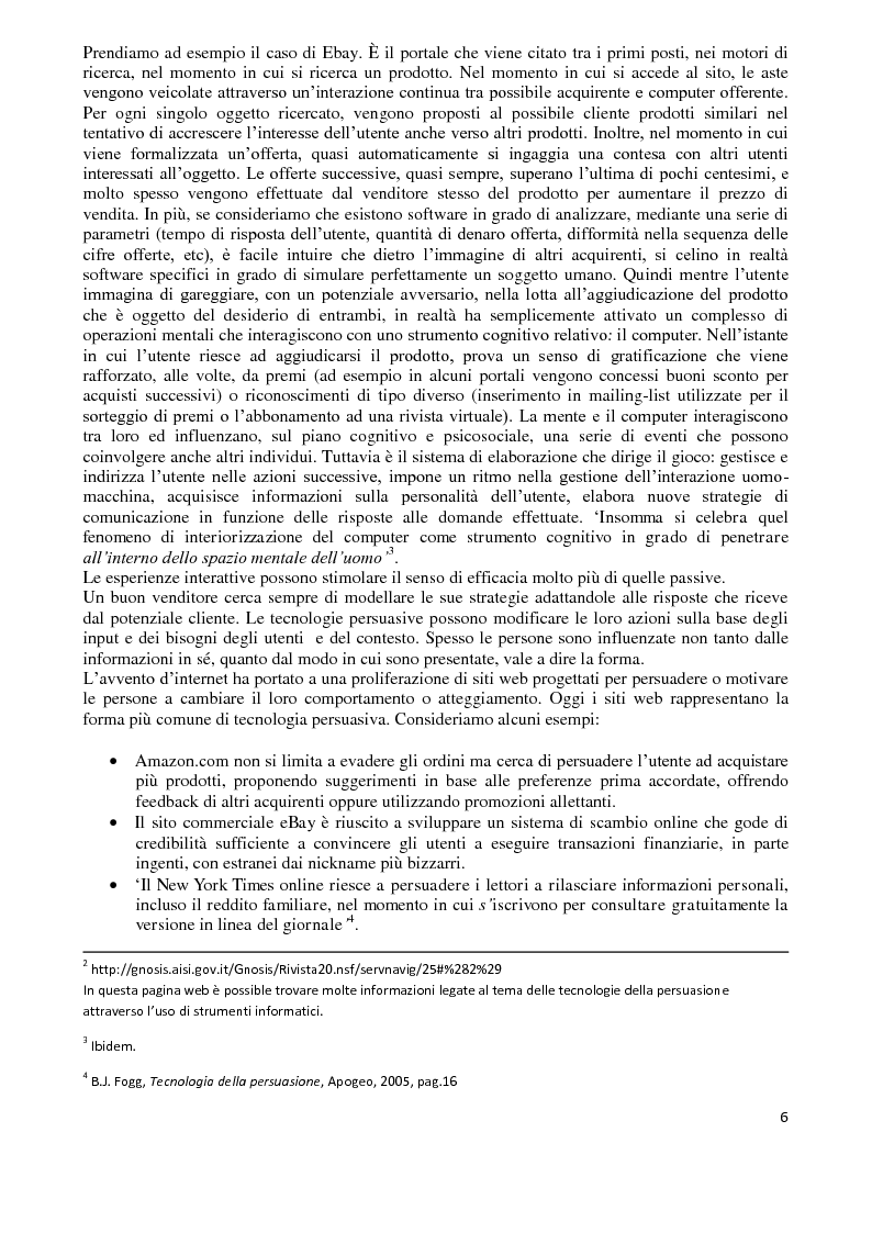 Anteprima della tesi: I Computer come media persuasivi, dal search Engine Marketing al Filtro Bolla, Pagina 5