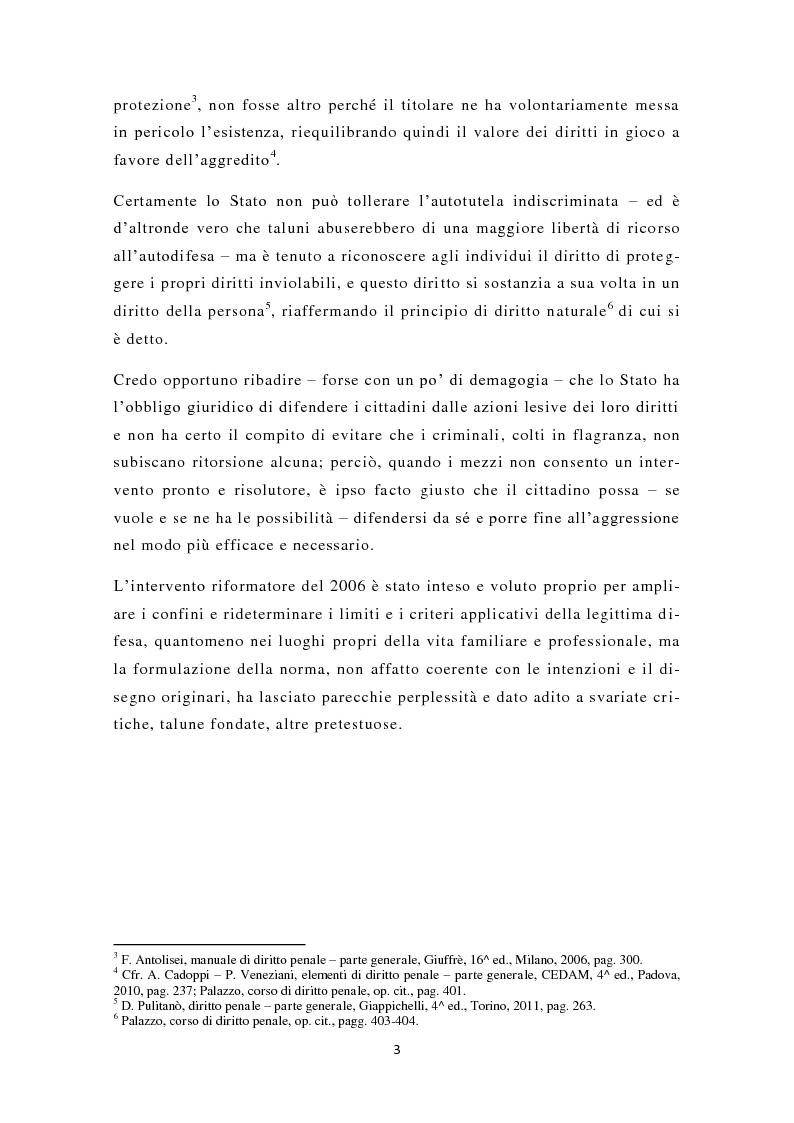 Anteprima della tesi: La nuova legittima difesa, Pagina 4