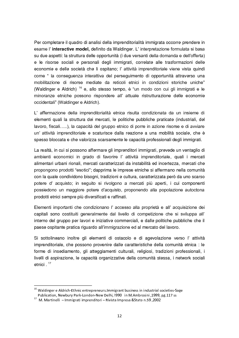 Anteprima della tesi: Imprenditorialità multiculturale e distrettualizzazione: il caso di Prato, Pagina 10
