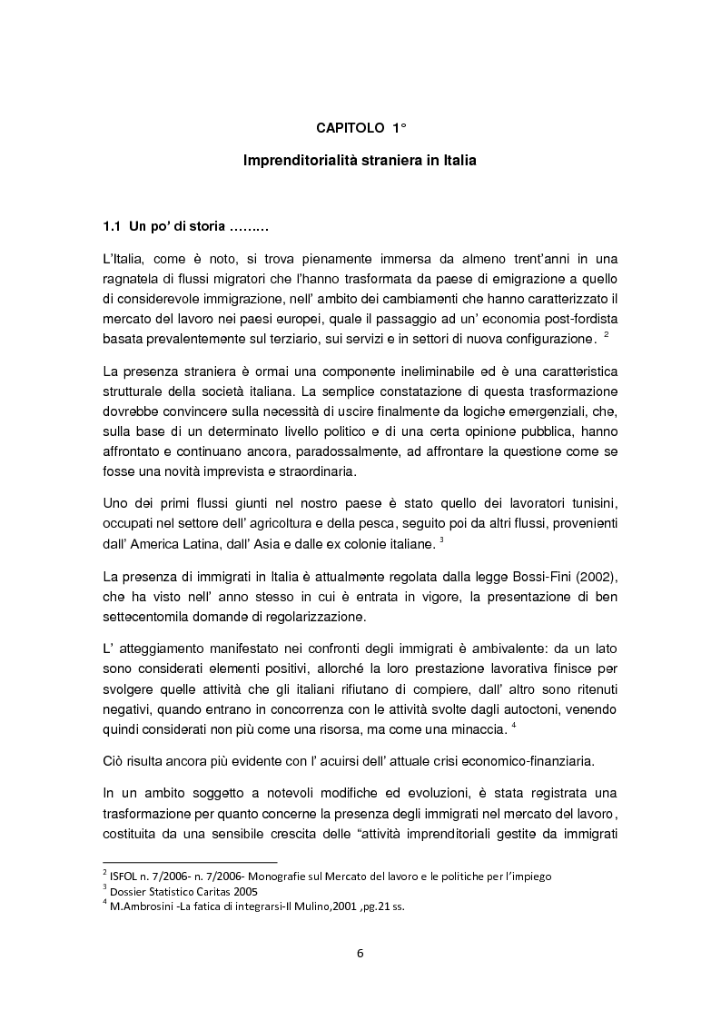 Anteprima della tesi: Imprenditorialità multiculturale e distrettualizzazione: il caso di Prato, Pagina 4