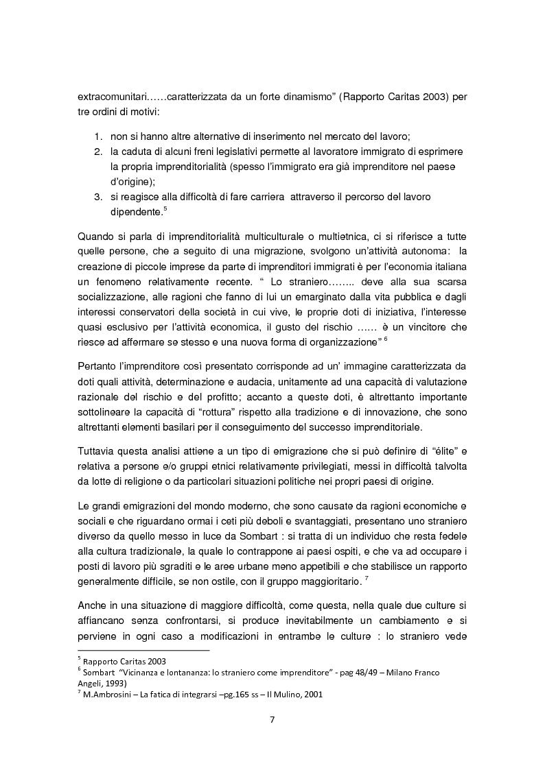 Anteprima della tesi: Imprenditorialità multiculturale e distrettualizzazione: il caso di Prato, Pagina 5