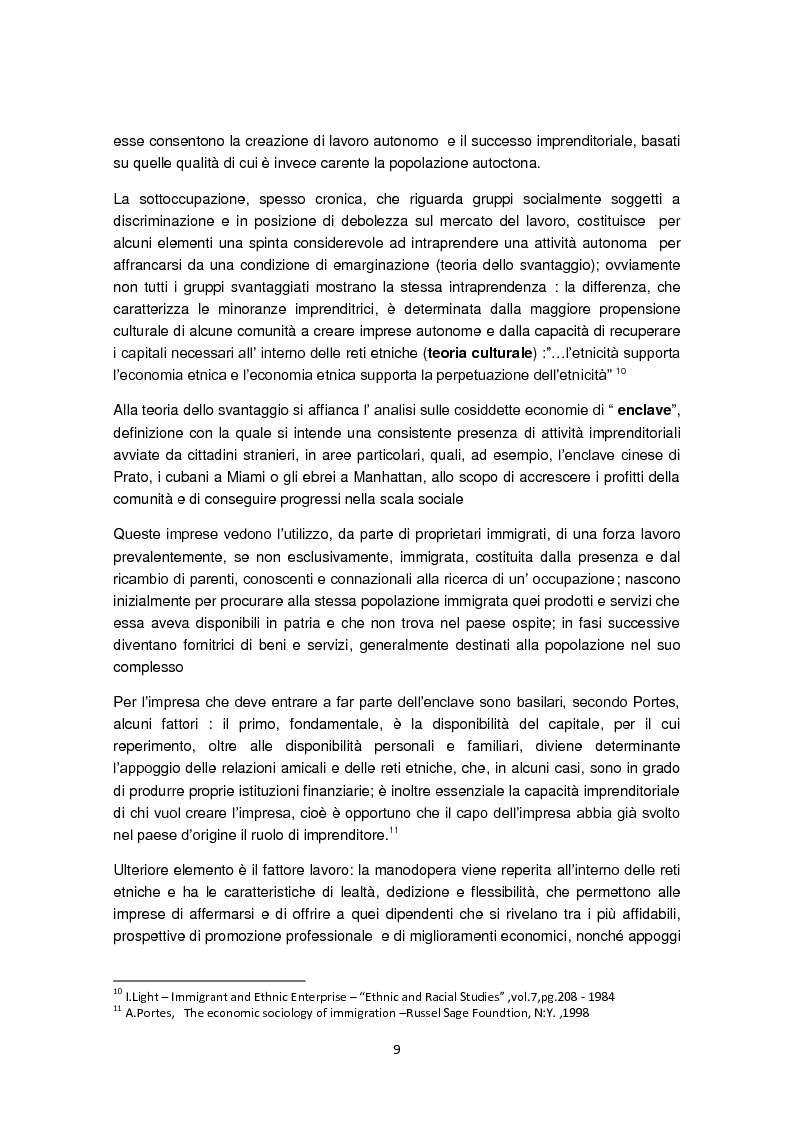 Anteprima della tesi: Imprenditorialità multiculturale e distrettualizzazione: il caso di Prato, Pagina 7