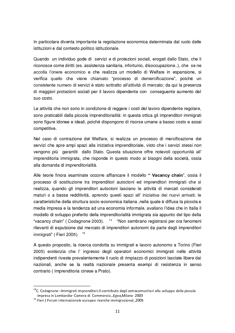 Anteprima della tesi: Imprenditorialità multiculturale e distrettualizzazione: il caso di Prato, Pagina 9