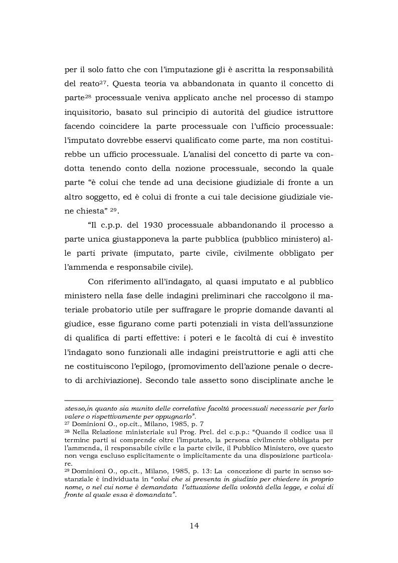 Anteprima della tesi: La testimonianza della parte civile, Pagina 12