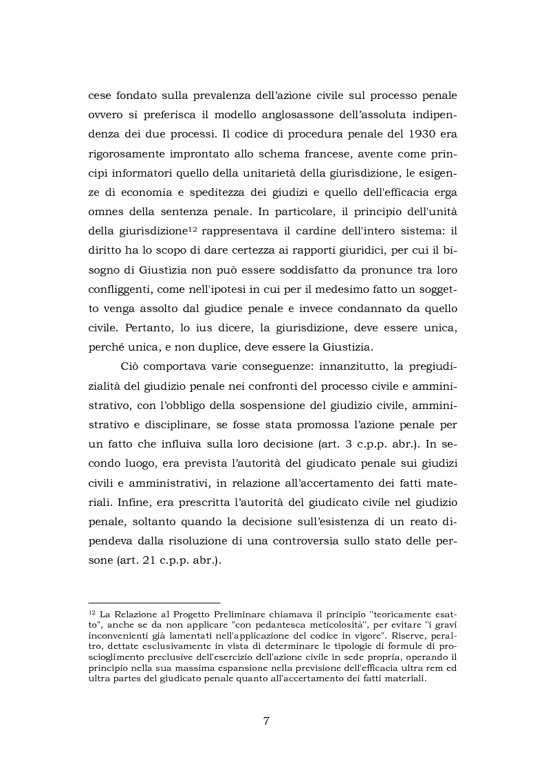 Anteprima della tesi: La testimonianza della parte civile, Pagina 5