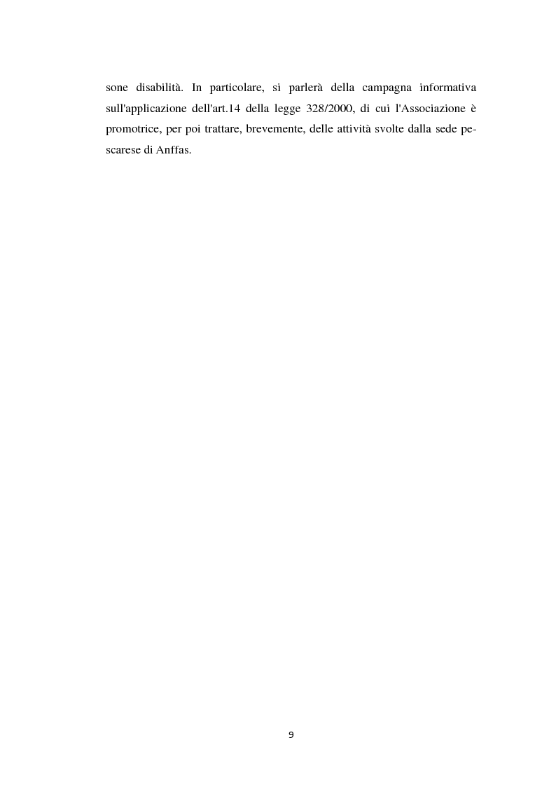 Anteprima della tesi: Persona diversabile e progetto di vita, Pagina 6