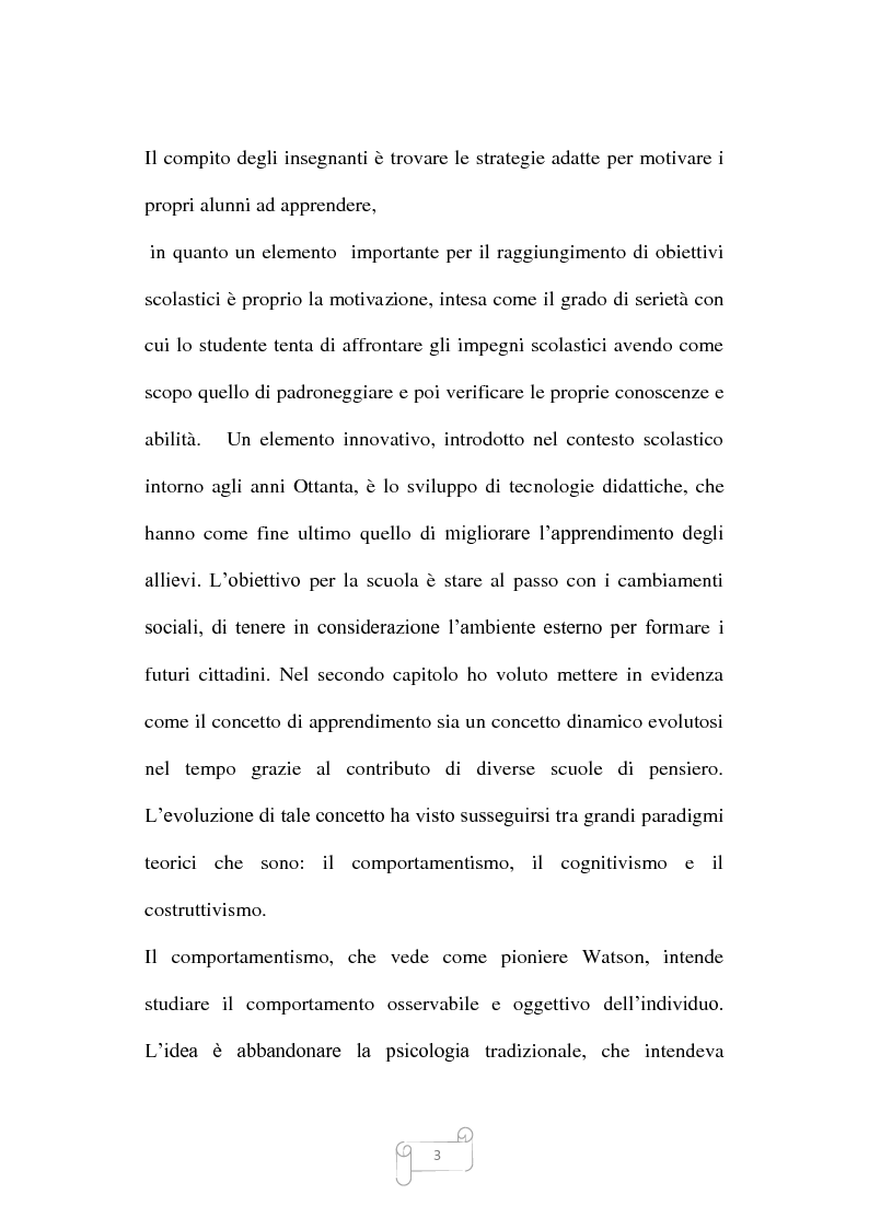 Anteprima della tesi: Dalla trasmissione di informazioni alla costruzione di conoscenza: un review della letteratura, Pagina 3