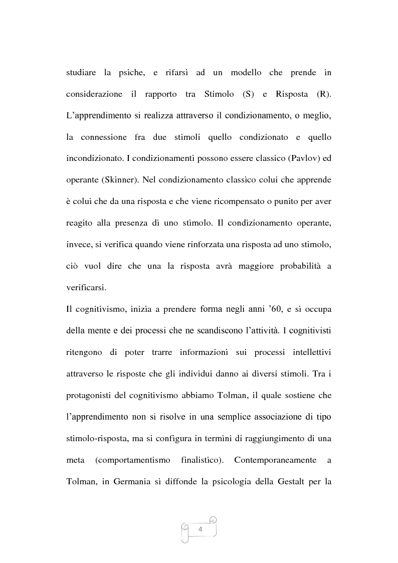 Anteprima della tesi: Dalla trasmissione di informazioni alla costruzione di conoscenza: un review della letteratura, Pagina 4
