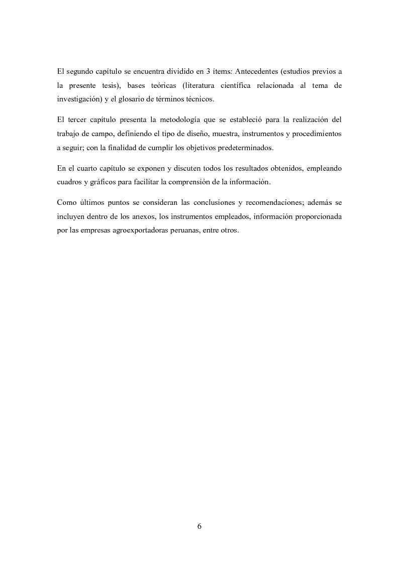 Anteprima della tesi: Investigación de mercado para la exportación de palta Hass al mercado de Italia (Ricerca di mercato per l'esportazione dell'avocado Hass al mercato di Italia), Pagina 3