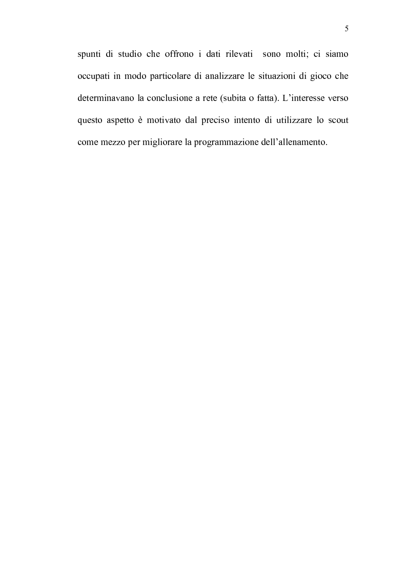 Anteprima della tesi: La Prestazione tecnico-tattica del Portiere nella Scuola Calcio, Pagina 4