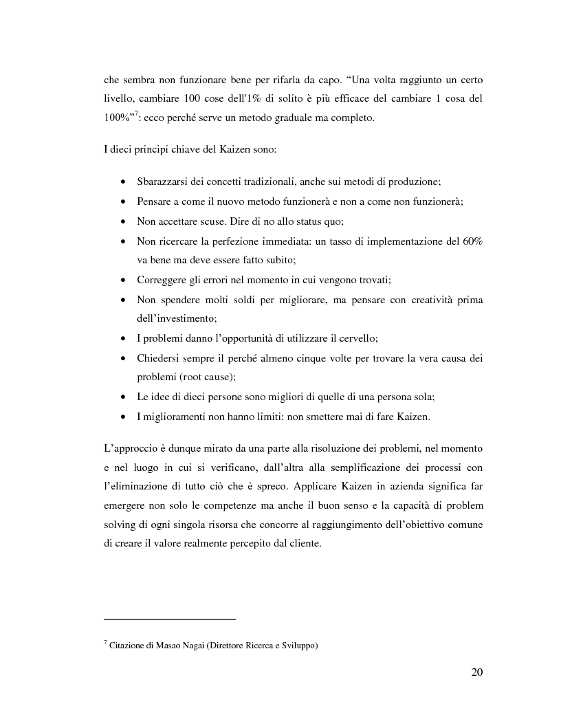Anteprima della tesi: Lean Manufacturing nel settore manifatturiero: il caso Pramac, Pagina 13