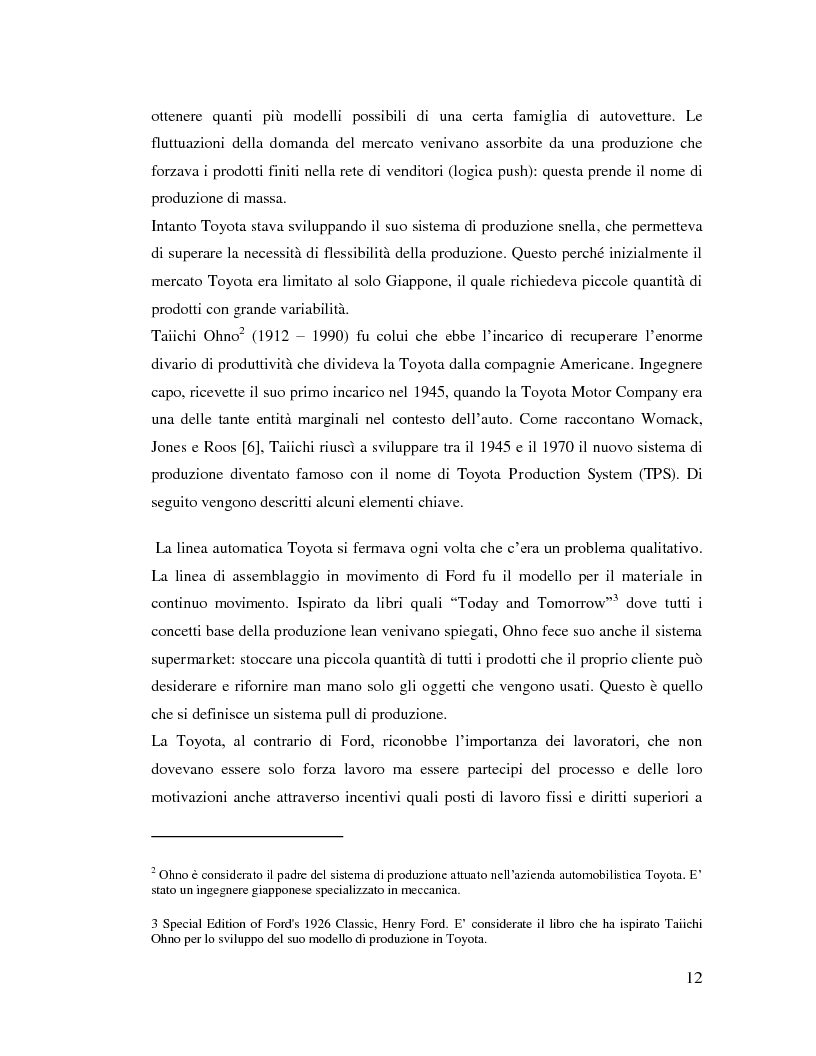 Anteprima della tesi: Lean Manufacturing nel settore manifatturiero: il caso Pramac, Pagina 5