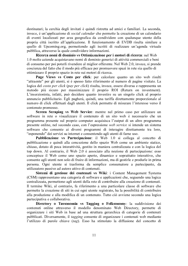 Anteprima della tesi: Marketing Conversazionale e Web 2.0: un dialogo tra l'azienda e il mercato, Pagina 8