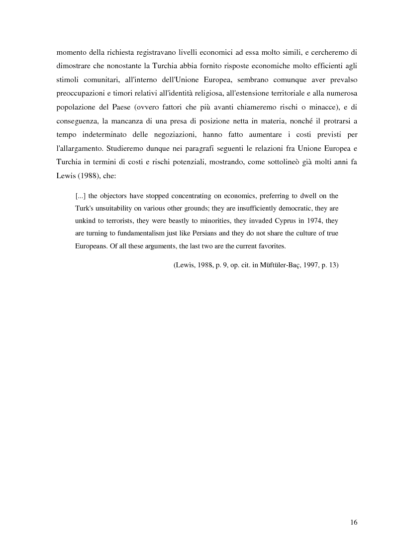 Anteprima della tesi: Prospettive e opportunità per le imprese italiane in Turchia, Pagina 14