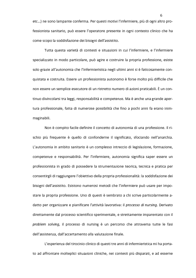Anteprima della tesi: Nursing delle Malattie Infiammatorie Croniche dell'Intestino: aspetti di autonomia gestionale infermieristica, Pagina 4