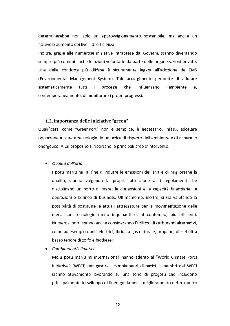 Anteprima della tesi: Modellazione e Simulazione a supporto della Green Logistics nei porti, Pagina 9