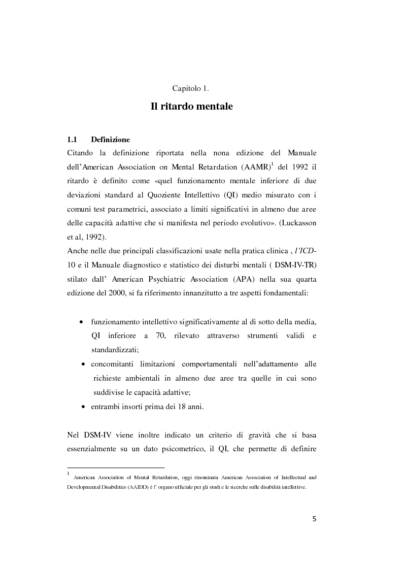 Anteprima della tesi: Il contributo delle strategie di autoregolazione cognitiva in presenza di disabilità intellettiva lieve, Pagina 5
