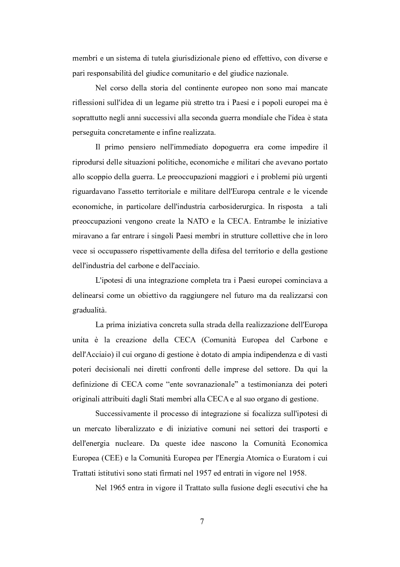 Anteprima della tesi: Il Regolamento ''Roma I'' nella giurisprudenza della Corte di Giustizia, Pagina 6