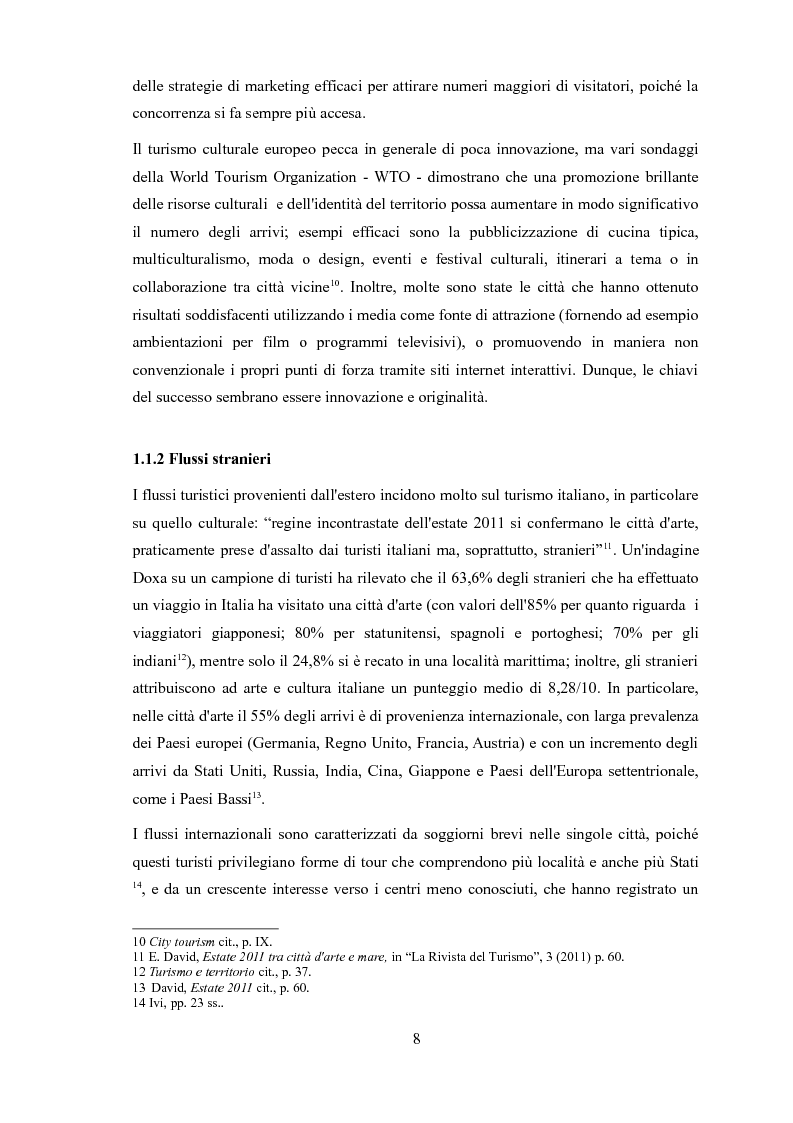Anteprima della tesi: Promozione dei centri minori e turismo internazionale. Il caso di Monza e Brianza., Pagina 6