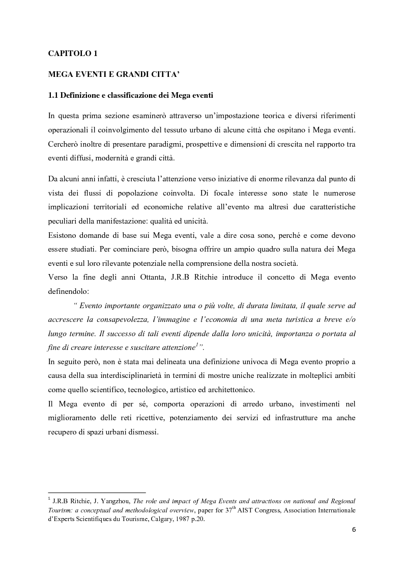 Anteprima della tesi: Mega eventi e grandi città: il Fuorisalone nel quartiere Tortona, Pagina 4