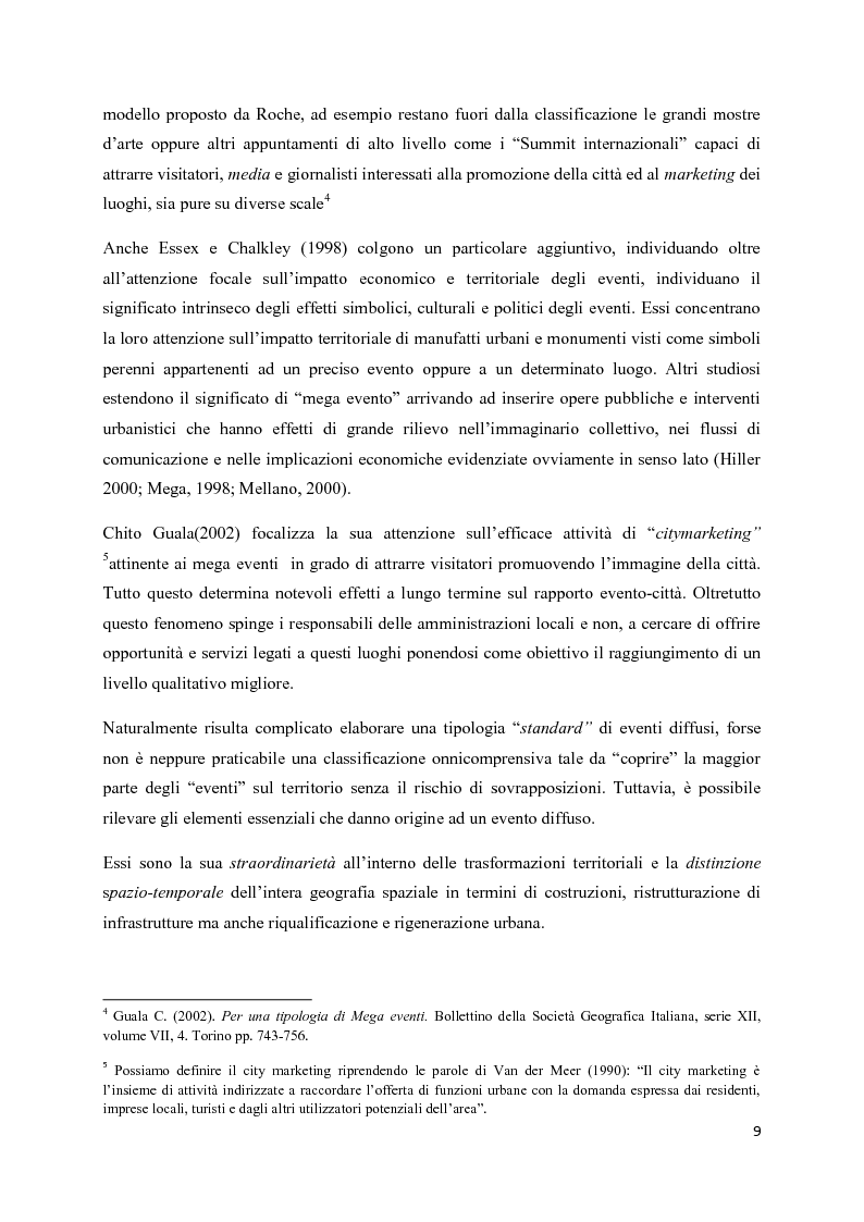 Anteprima della tesi: Mega eventi e grandi città: il Fuorisalone nel quartiere Tortona, Pagina 7