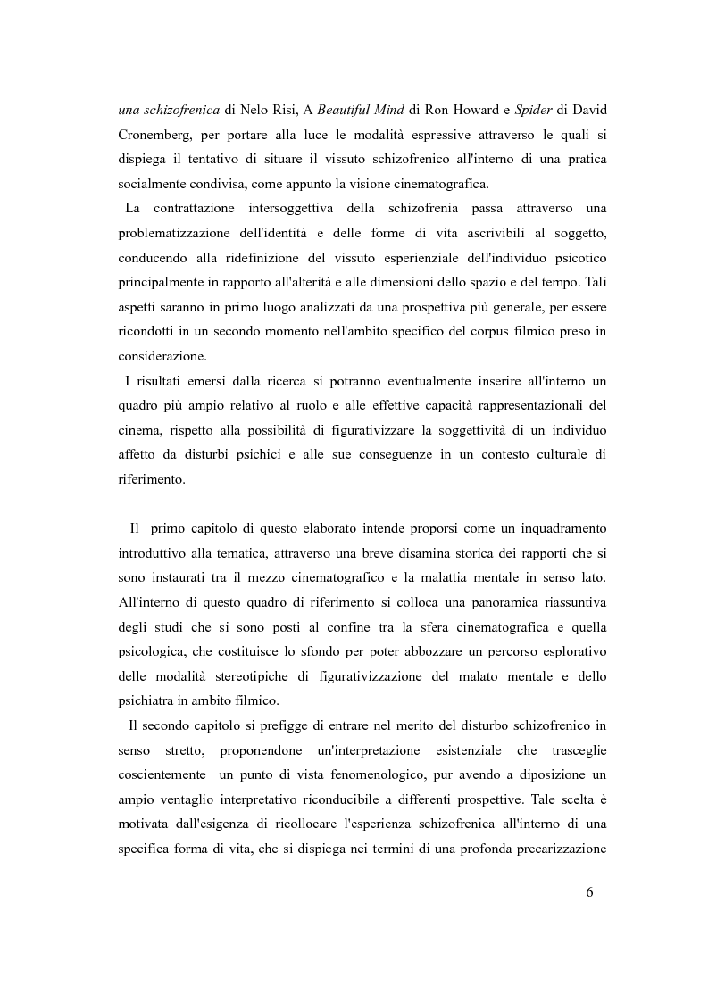 Anteprima della tesi: Psicosi con-divisa: la soggettivazione filmica della schizofrenia, Pagina 3
