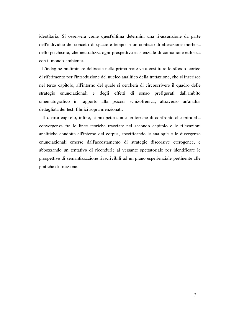 Anteprima della tesi: Psicosi con-divisa: la soggettivazione filmica della schizofrenia, Pagina 4