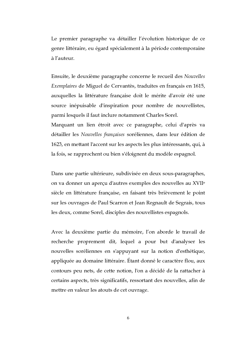 Anteprima della tesi: L'esthétique des Nouvelles Françaises de Charles Sorel, Pagina 5