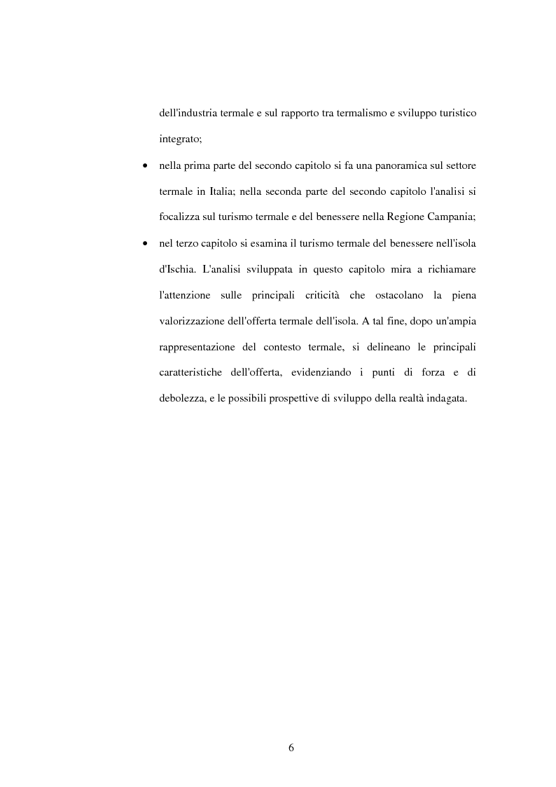 Anteprima della tesi: Problematiche di governo e di gestione delle imprese termali: il caso Ischia, Pagina 4