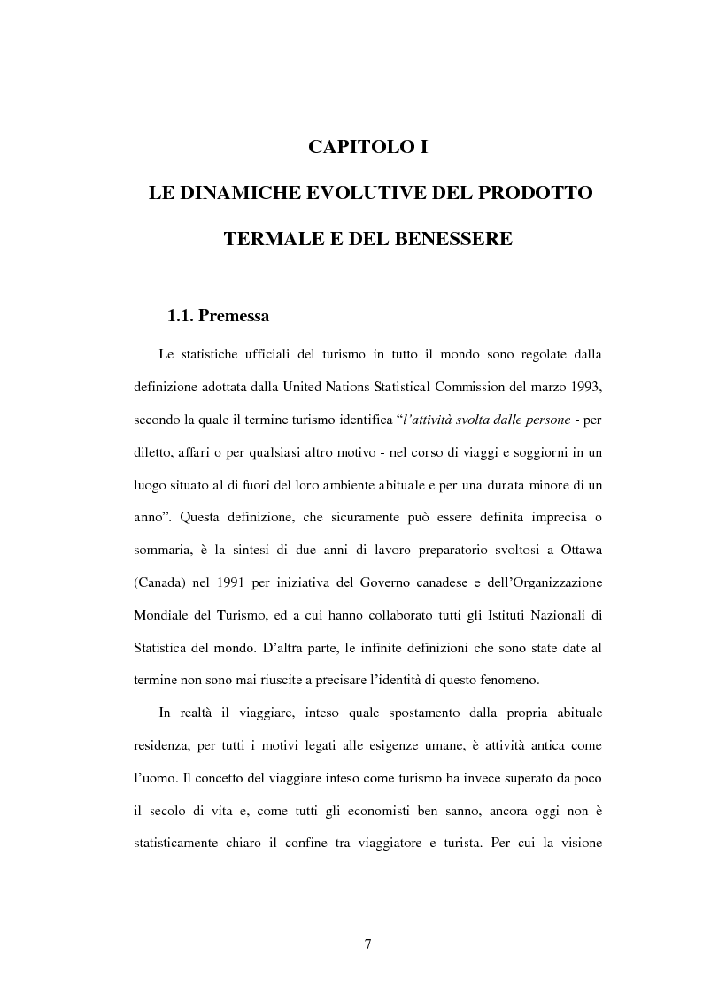 Anteprima della tesi: Problematiche di governo e di gestione delle imprese termali: il caso Ischia, Pagina 5