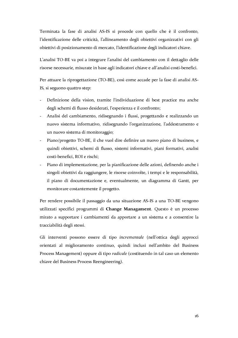Anteprima della tesi: Definizione, ottimizzazione e monitoraggio dei processi aziendali con ARIS Business Process Management, Pagina 11