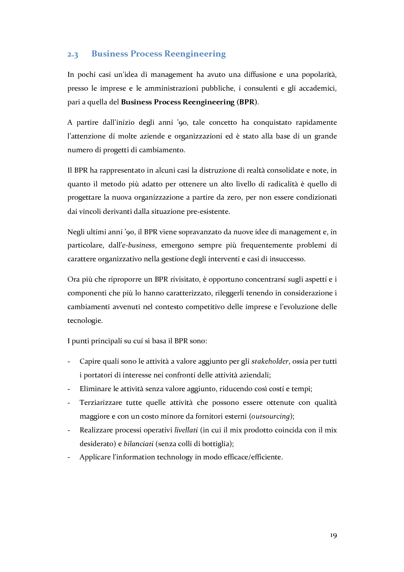 Anteprima della tesi: Definizione, ottimizzazione e monitoraggio dei processi aziendali con ARIS Business Process Management, Pagina 14