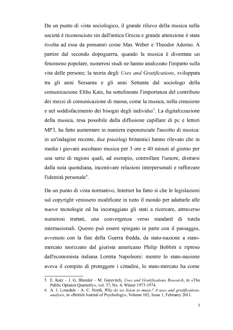 Anteprima della tesi: Il diritto d’autore nella società globalizzata: tra equo compenso, DRM e file sharing, Pagina 4