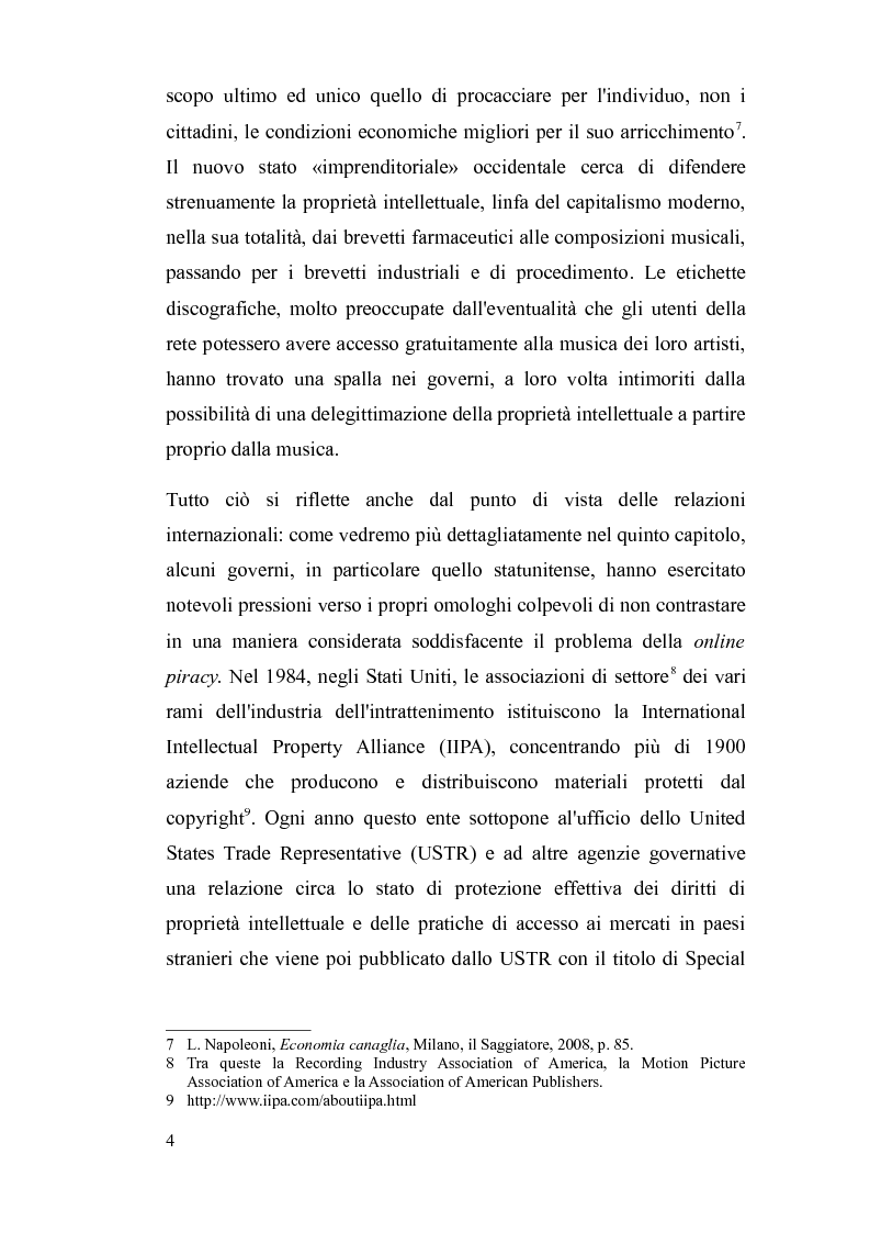 Anteprima della tesi: Il diritto d’autore nella società globalizzata: tra equo compenso, DRM e file sharing, Pagina 5
