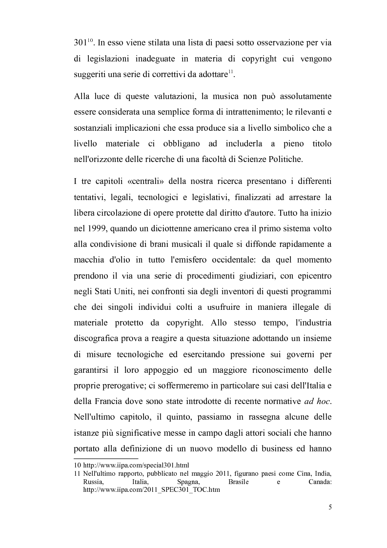 Anteprima della tesi: Il diritto d’autore nella società globalizzata: tra equo compenso, DRM e file sharing, Pagina 6