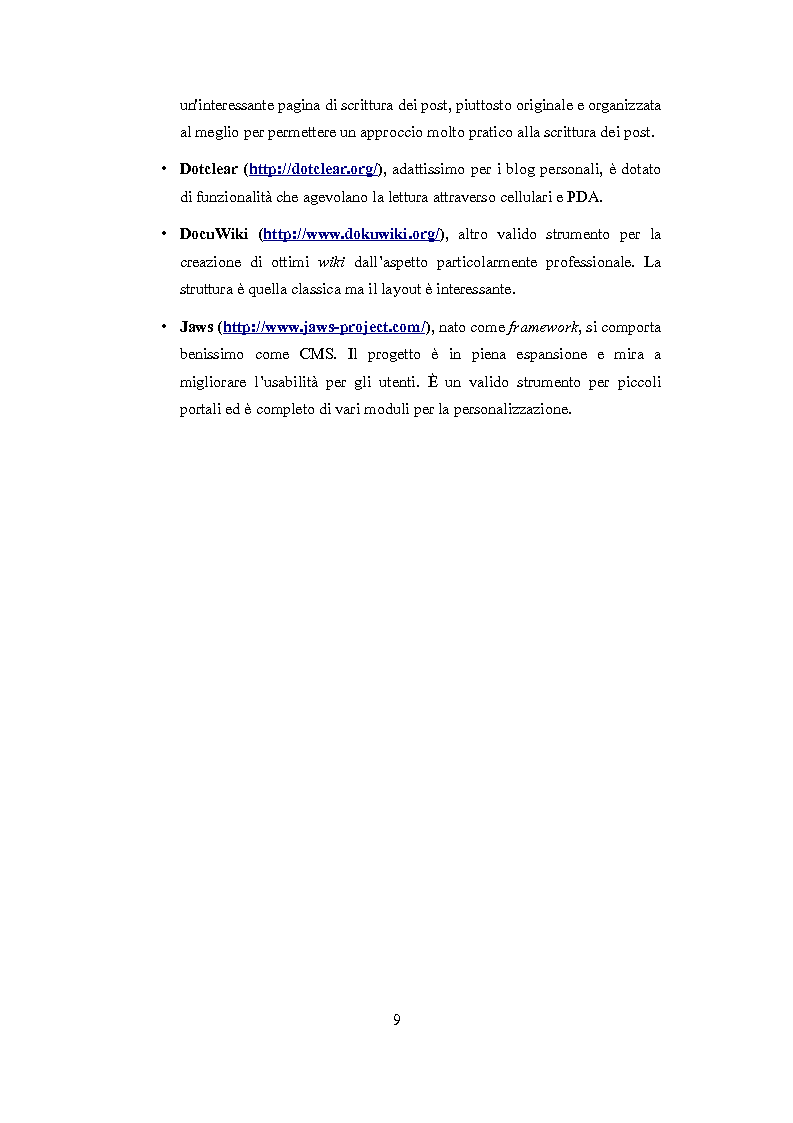 Anteprima della tesi: Realizzazione di un template multilingua per la piattaforma WordPress, Pagina 7