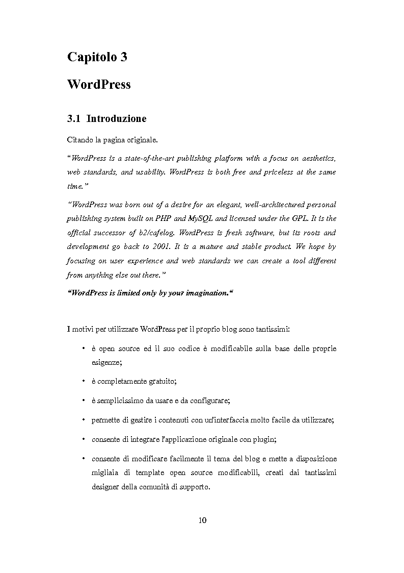 Anteprima della tesi: Realizzazione di un template multilingua per la piattaforma WordPress, Pagina 8