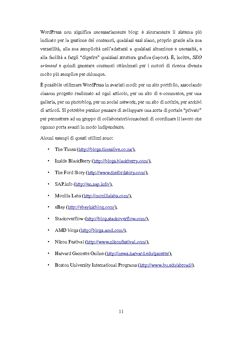 Anteprima della tesi: Realizzazione di un template multilingua per la piattaforma WordPress, Pagina 9