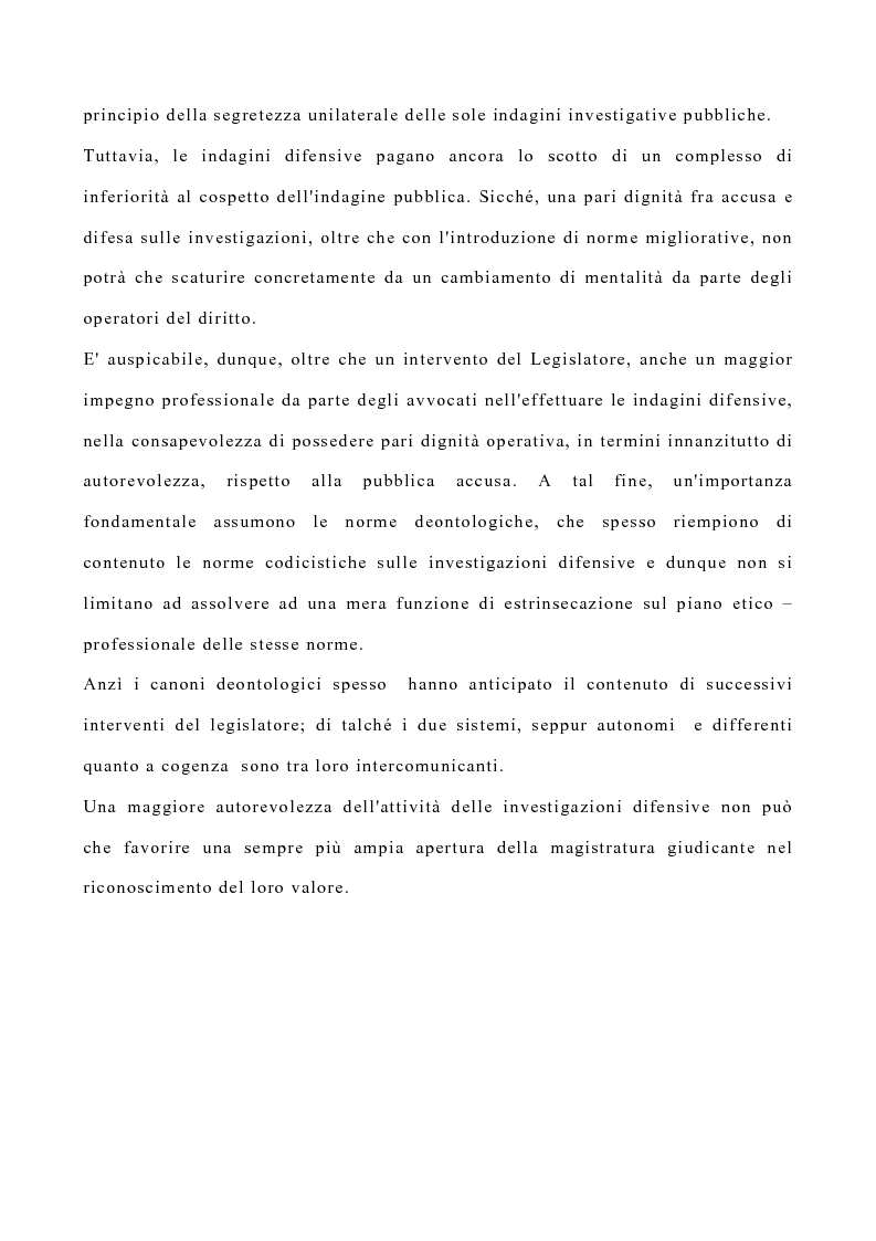 Anteprima della tesi: La disciplina delle investigazioni difensive, Pagina 4