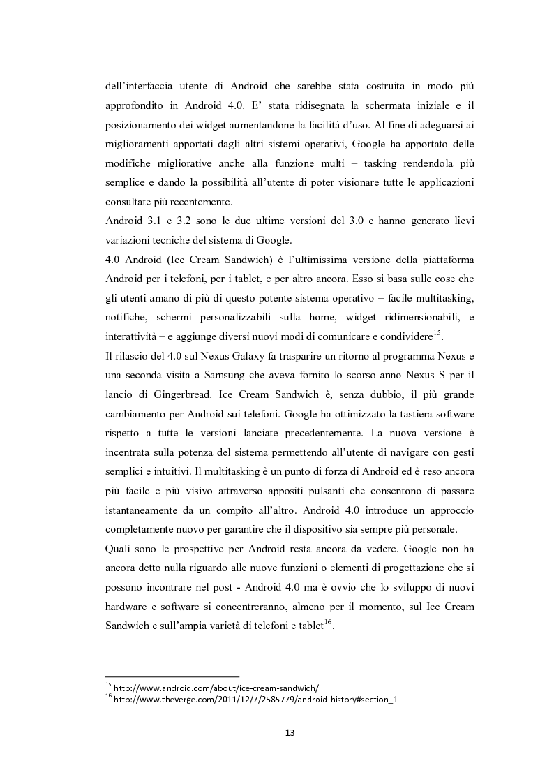 Anteprima della tesi: Modelli di sviluppo competitivo nel sistema mobile: Google vs Apple, Pagina 11