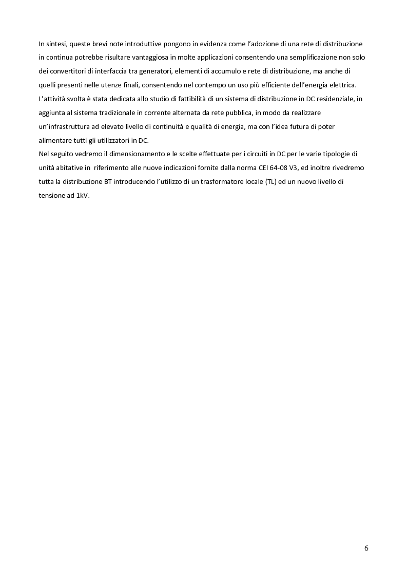 Anteprima della tesi: Sistemi in corrente continua (DC) per la razionalizzazione energetica. Studio di fattibilità per un sistema integrato di distribuzione DC ad uso residenziale (Microgrid House DC), Pagina 7