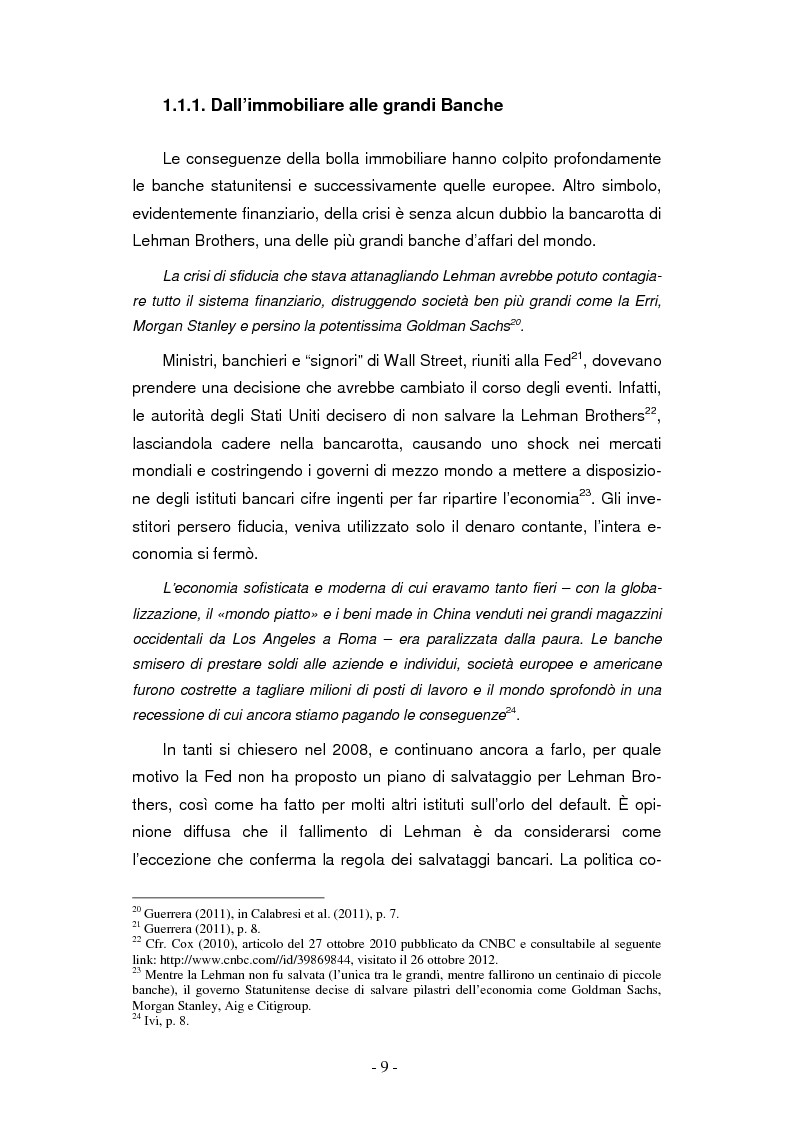 Anteprima della tesi: La finanziarizzazione dell'economia e le sue conseguenze, Pagina 9