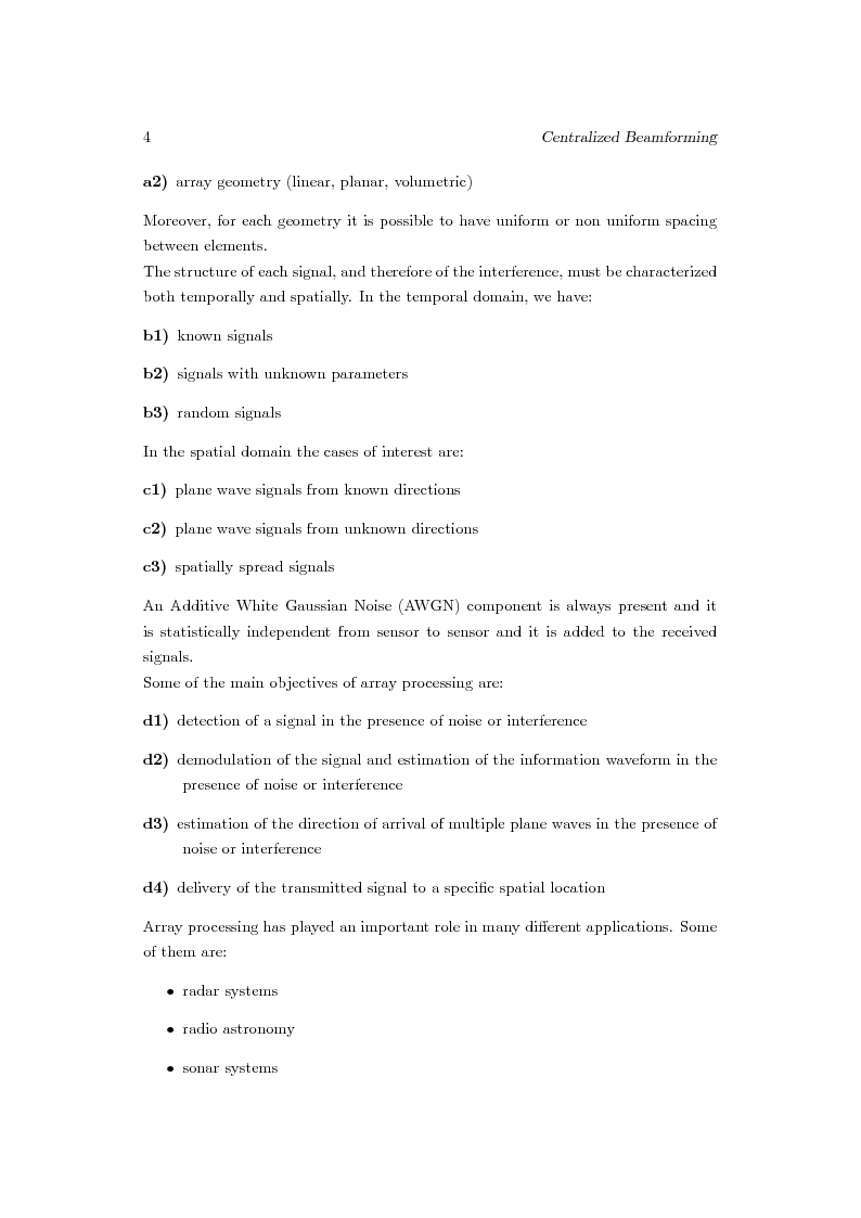 Anteprima della tesi: Distributed Beamforming Phase Synchronization Algorithms with multiple spatial constraints, Pagina 3