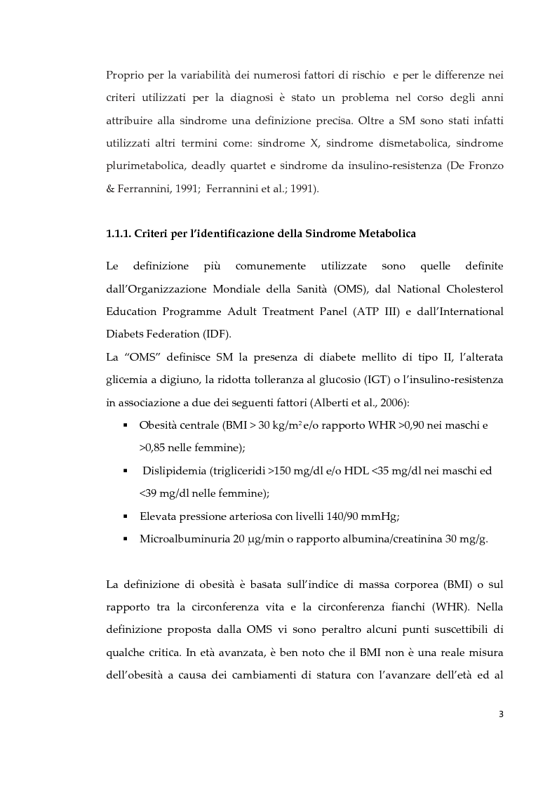 Anteprima della tesi: Effetto di due diversi trattamenti farmacologici sull'alterazione della vescica in un modello animale di Sindrome Metabolica, Pagina 4