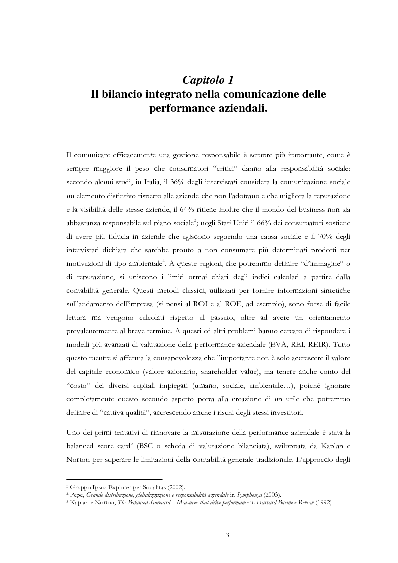 Anteprima della tesi: Dai risultati economico-finanziari ai risultati sociali ed ambientali, Pagina 4
