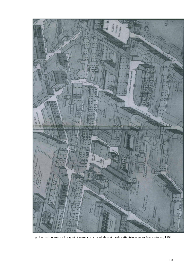 Anteprima della tesi: Cassa di Risparmio di Ravenna, edificio emblematico della cultura unificatrice dell’Italia di fine Ottocento: studio diagnostico dei prospetti, Pagina 10